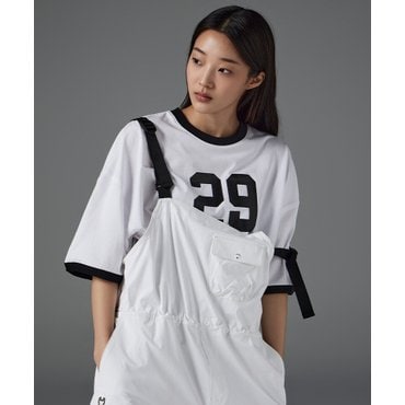 라이프워크 여성) 넘버링 베이직 링거 반팔 티셔츠  LW252TS854
