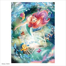 텐요500 개 지그 소 퍼즐 디즈니 리틀 머메이드 독특한 사랑 이야기 (35x49cm)