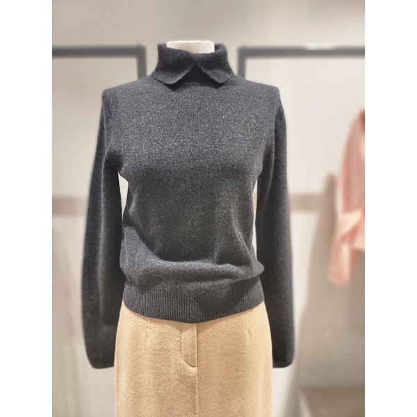 [여주점] 캐시미어 넥 트임 니트(SAKP43461)