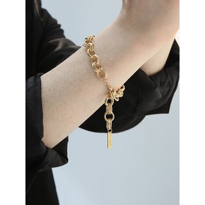 gold layer chain bracelet