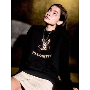 Gem in dream basket print sweatshirt black Unisex