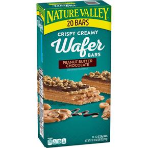 [해외직구] 네이처밸리 피넛 버터 초콜렛 웨이버파 20입 Nature Valley Peanut Butter Chocolate Wafer Bar (20 ct.)