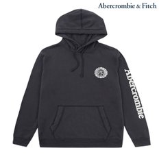 [A&FITCH] 아베크롬비&피치 그래픽 후드풀오버_CHACOAL(A)