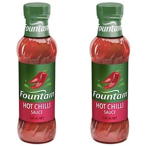 파운테인 핫 칠리 소스 Fountain Hot Chilli Sauce 250ml 2개