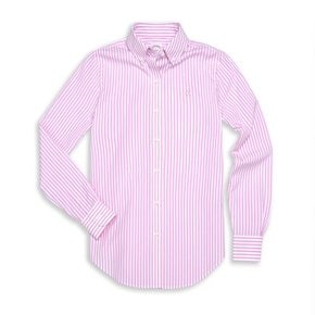 [여성] 수피마 코튼 스트라이프 셔츠 (핑크) [BBTHWM9733CES]