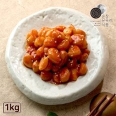 순창문옥례식품 고추장 마늘장아찌 1kg 밀폐용기