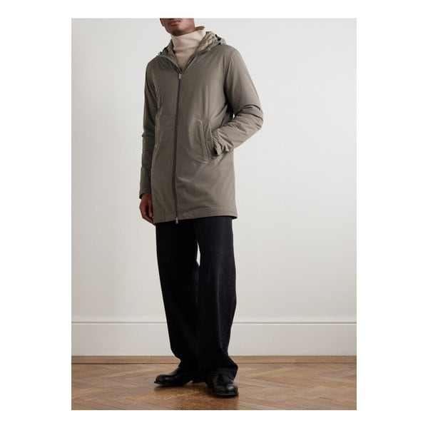 패딩 셸 후드 파카 브라운 1647597360522938