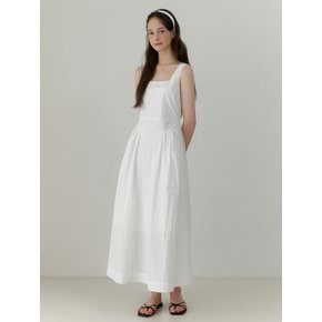 Tutu sleeveless dress (white)