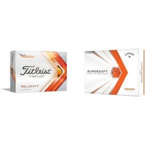 영국 타이플리스트 골프공 TITLEIST Velocity Golf Balls Matte Orange One Size Callaway 2021