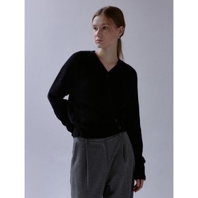 Murmur wrap cardigan (black)