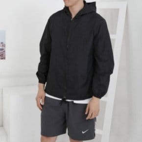 간절기 바람막이 남성 자켓 후드 경량 아우터 스트링