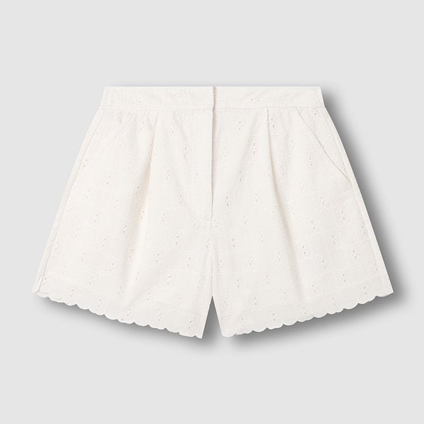 여 아일렛 하프 팬츠 J126201090006