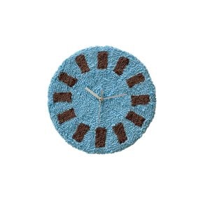 [vaca. x aaewoo] ANALOG SILENT TUFTING WALL CLOCK