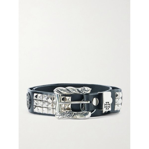 앙팡 리쉬 데프리메 도그 인 레스트레인트 3.5cm 스터드 가죽 벨트 46376663162916378