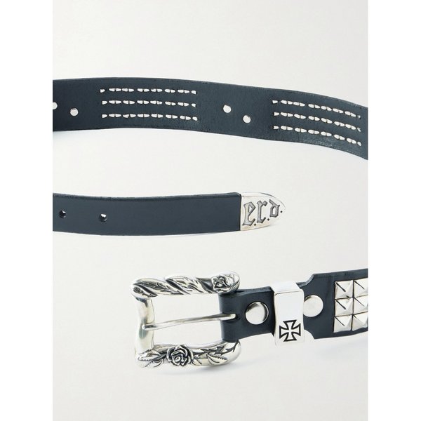앙팡 리쉬 데프리메 도그 인 레스트레인트 3.5cm 스터드 가죽 벨트 46376663162916378
