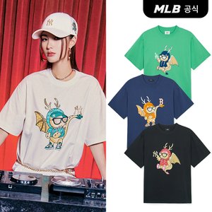 MLB [코리아공식]뉴이어 드래곤 오버핏 반팔 티셔츠 (4 COLOR)