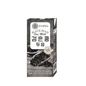 건국대학교 검은콩 두유 190ml x 72팩 유산균 함유