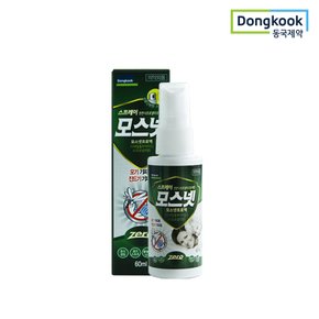 모기 진드기 기피제 모스넷 스프레이 60ml 1개