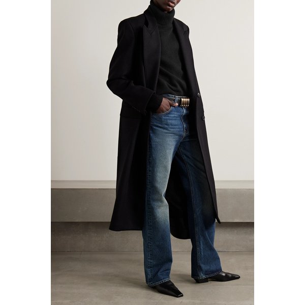 닐리 로탄 홀린 크롭 울 터틀넥 스웨터 블랙 1647597325069272