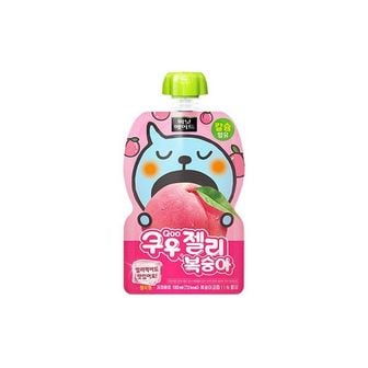  미닛 쿠우젤리 복숭아 130ml 30개 워터젤리 과일주스