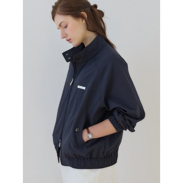 브리즈 실버리 포인트 블루종 자켓 - Navy