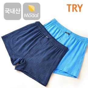 TRY 남성 모달 위버트렁크 남자 사각트렁크팬티 (택1)