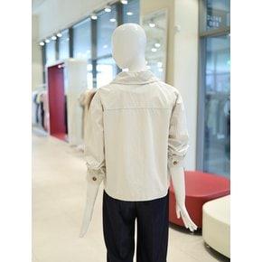 [여주점] 여성 플랩 포켓 카라넥 면 점퍼 YW5MM408