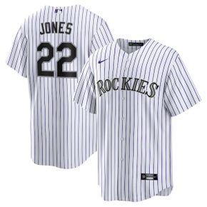 [해외] 1064955 나이키 MLB Nolan Jones 콜로라도 로키스 얼터네이트 저지 화이트