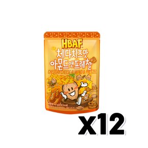 바프 체다치즈맛 아몬드앤프레첼 견과류간식 40g x 12개