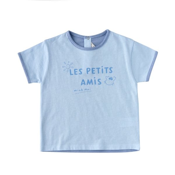 [여주점] [오프라벨 여주점] 밍크뮤 (BL) 소프트컬러배색티셔츠 ( 35315-332-05)