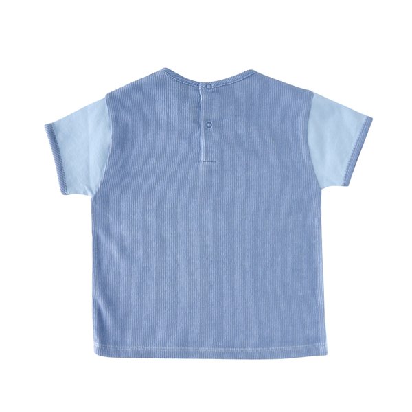 [여주점] [오프라벨 여주점] 밍크뮤 (BL) 소프트컬러배색티셔츠 ( 35315-332-05)