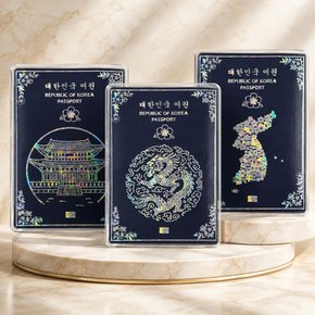 가룸 자개박 여권케이스 클리어 국내제작 여권커버