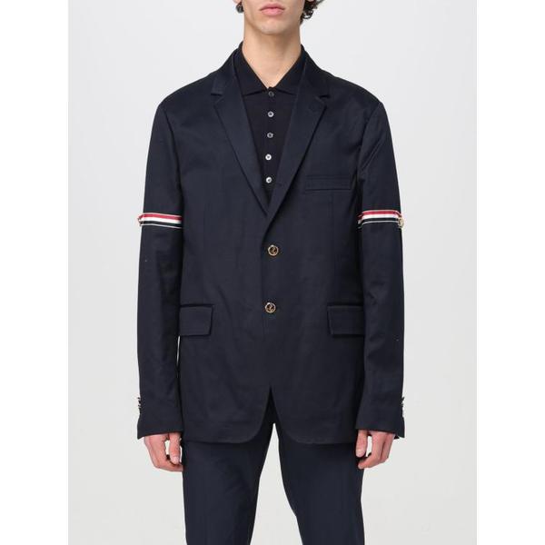 확대된 대표 톰브라운 암밴드 수트 자켓 MJU527A03788415 NAVY DOM