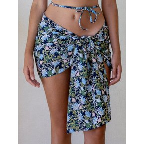 Morgan Navy Floral Mini Sarong