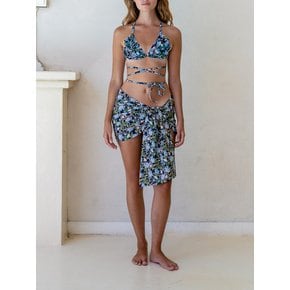 Morgan Navy Floral Mini Sarong