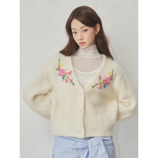 Bouquet Knit Cardigan_3color