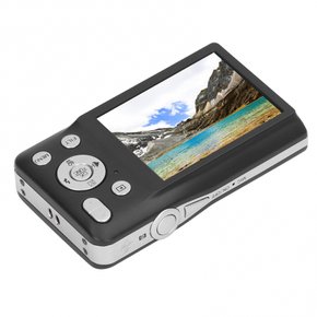 8K HD 68MP 디지털 카메라, 2.7인치 화면, 16X 줌, 뷰티 필터, 비디오 녹화, 컴팩트(검정)