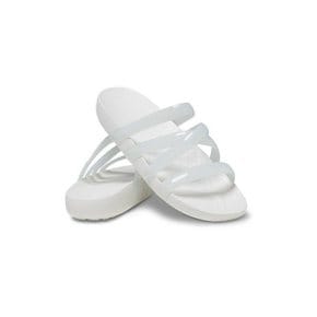 [WOMEN] 여성 CROCS SPLASH GLOSSY STRAPPY WT (23SWSD208537)