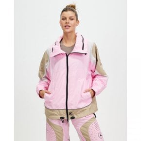 4649242 adidas aSMC Woven Track Top - True Pink, Trace Khaki  Chalk Pearl