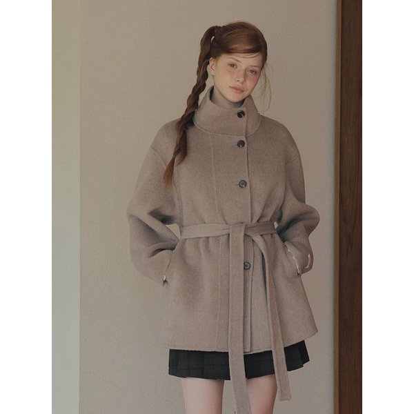 오비스 하프 핸드메이드 코트