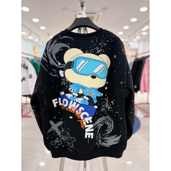 더블제이디 [여주점] 기모플로우씬 ,맨투맨, 블랙JGZZ22C28