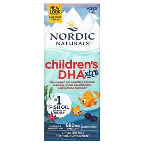 [해외직구] Nordic Naturals 노르딕내추럴 칠드런 DHA 1-6세 베리펀치 880mg 60ml