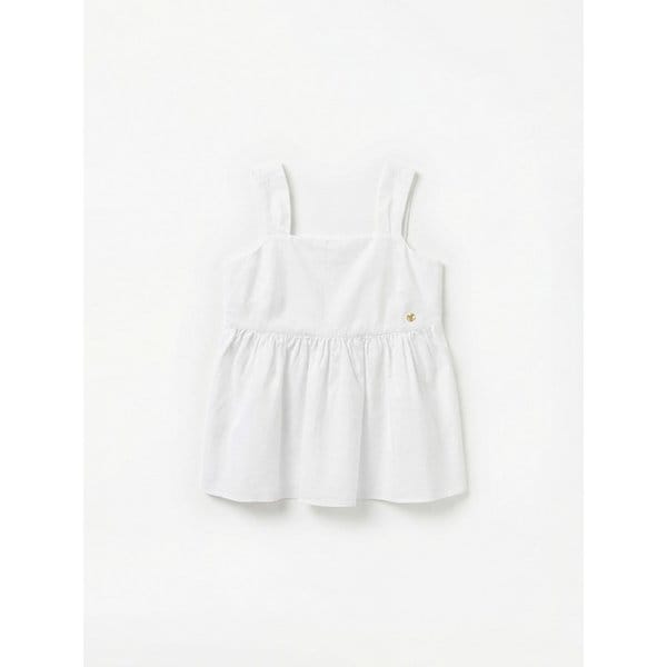 백리스 타이 슬리브리스 블라우스(MAGBBL11MWH)