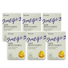 닥터린 초임계 알티지 오메가3 1025mg x 30캡슐 6통