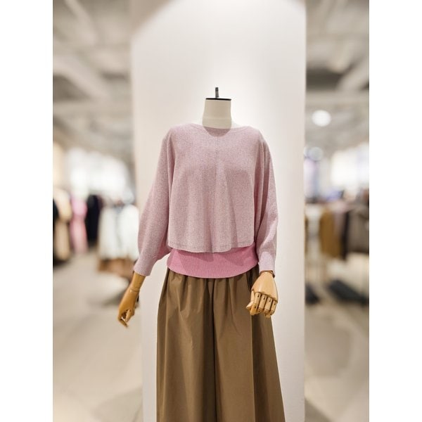 [파주점] [더아이잗컬렉션]라이트 블링 릴렉스 니트 탑 CR5A1PO331