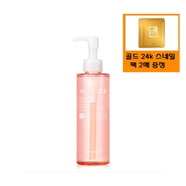 토니모리 원더 살구씨 딥 클렌징 오일(190ml)+사은품/골드24k 스네일 마스크 팩 2매 증정