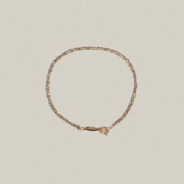 파르테즈 [BEST]14K TWO TONE TWIST CHAIN BRACELET(245097 )