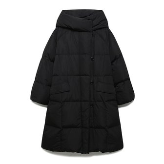 신세계라이브쇼핑 나이스클랍 구스 다운 후드 박시 패딩 A254PWDA15