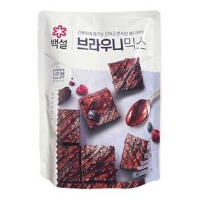 홈베이킹 백설 브라우니믹스 320g X 4개