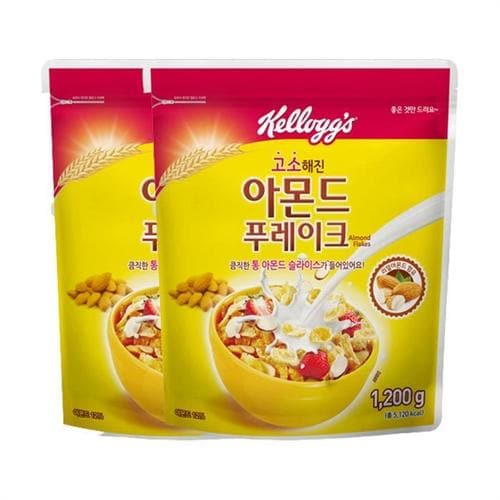 켈로그 아몬드 푸레이크 1.2kg 2개(1)